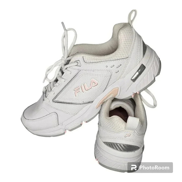 Fila Womens Memory Decimus 7 Leather Fitness Training Shoes Size 10 M - Picture 6 of 9